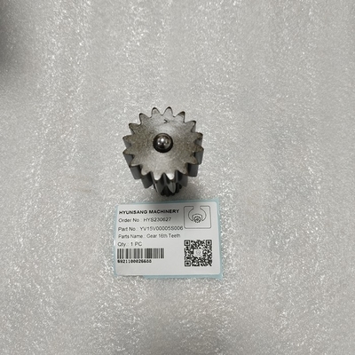 Hyunsang Parts Excavator Gear 16th Teeth  YV15V00005S006 YX32W00002S211 YB32W00001F1 For SK135SRLC-1E Machinery Parts