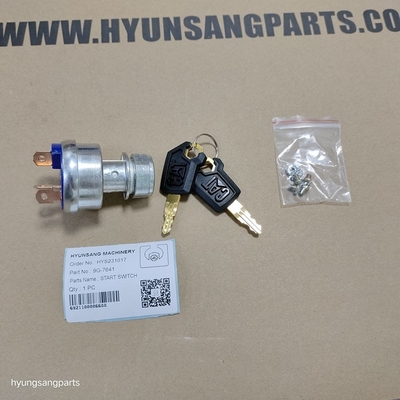 Hyunsang Excavator Spare Parts Start Switch 9G-7641 Fit For 120G 120H 120H ES 120H NA