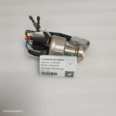 Excavator Parts Start Key Assy 21Q4-00070 for R180LC9S  R210LC9