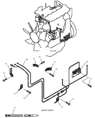 Excavator Parts Harness 310-9688 3109688 for E311D Engine C4.2
