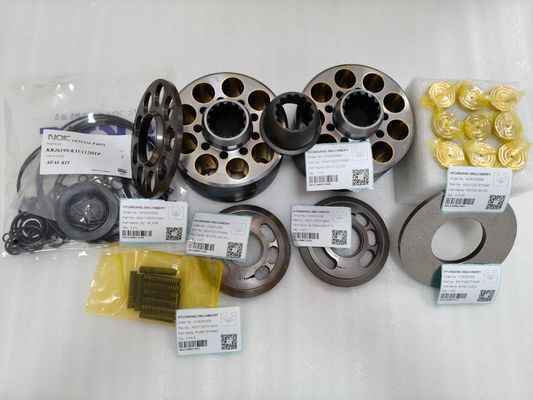 Hyunsang Excavator Parts BLOCK VALVE L/R, PISTON SHOE,PUMP SPRING,BALL GUIDE,SEAL KIT,SHOE PLATE,SET PLATE K3V112DTP16AR