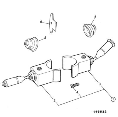Backhoe Loader Parts Forward and Reverse Column Switch 701/80145 701/80141 701/19501 701/19502