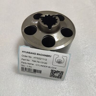 Bulldozer Parts Cylinder Block 708-7S-13120 7087S13120 for D65WX D85EX