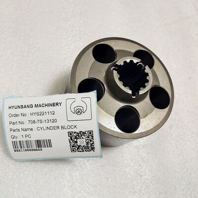 Bulldozer Parts Cylinder Block 708-7S-13120 7087S13120 for D65WX D85EX