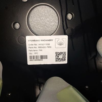 600-633-7850 6006337850 6732-61-3871 Excavator Engine Cooling Fan Fits  WA450 WA470 PC120-3