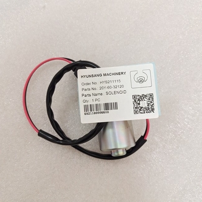 Komatsu 20Y-60-32120 Excavator Solenoid For PC200-7 07000-11007 07002-12034