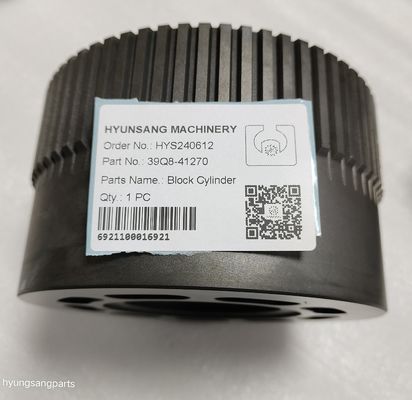 Hyunsang Excavator Parts Cylinder Block 39Q8-41270 For HX260L HX300L HX330L HX430L