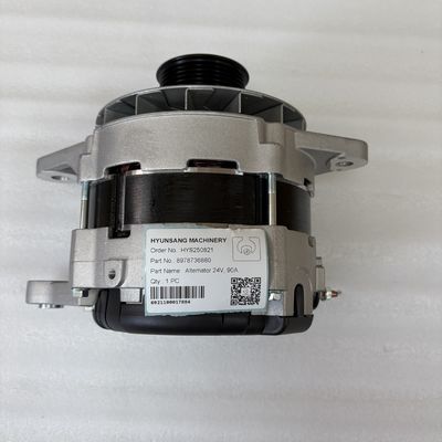Hyunsang Parts Alternator 24V 90A 8978736880 for Isuzu 6WG1 Engine Spare Parts