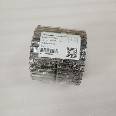Hyunsang Excavator Parts Gear 20Y-27-41130 20Y2741130 22U-26-21530 22U-26-21510 for PC160 PC180