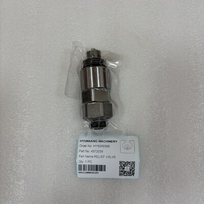 Hyunsang Excavator Parts Relief Valve 4372039 For Ex200-2 Ex200-3 Ex200-5 Ex300-3