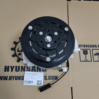 Hyunsang Machinery Parts 11N6-90040 A/C Compressor HL730-7 HL730TM-7 HL740-3 HL740-7 HL740TM-7 HL757-7  1221E Wheel Loader